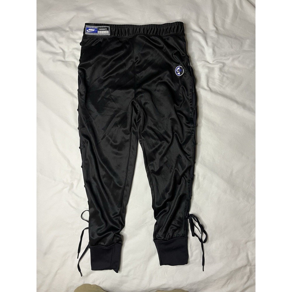 Nike Sportswear Equality Sisterhood Lace Track Pants Womens Med Black CU6793-010